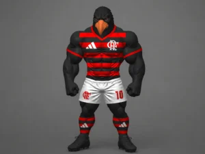 Mascote Flamengo Rubro e Negro-2